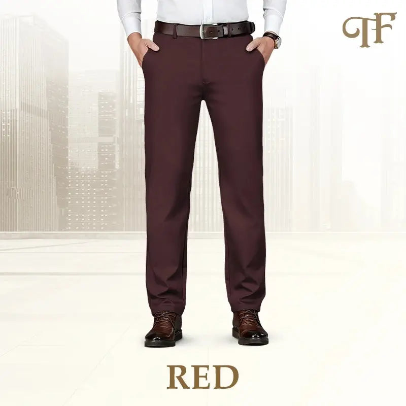 Pure™ TimelessFlex – Pantalones Clásicos de Corte Recto para Hombre con Elasticidad 4-Way Stretch