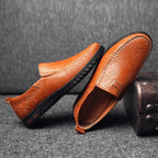 Men's Leather Moccasin Pisa - Pure - PURECLO