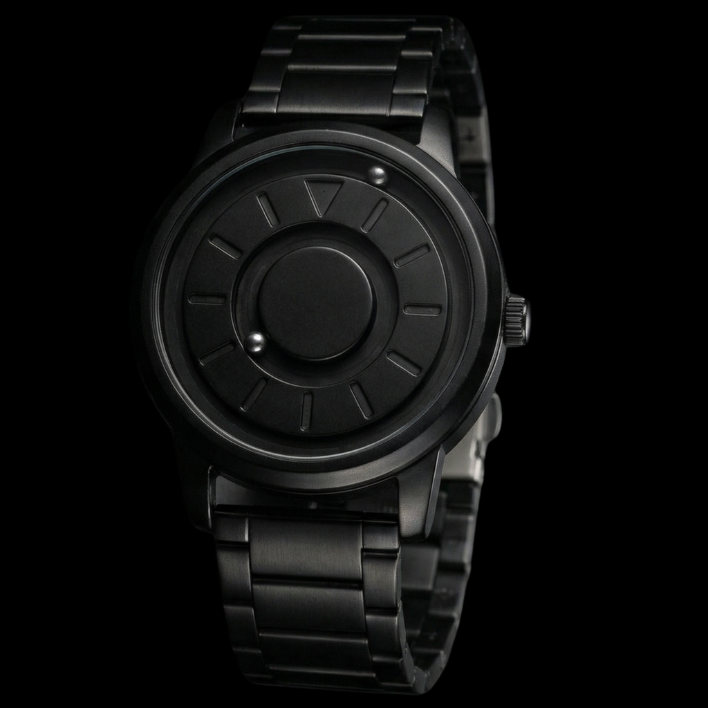 Magneto Metal Black Watch classic