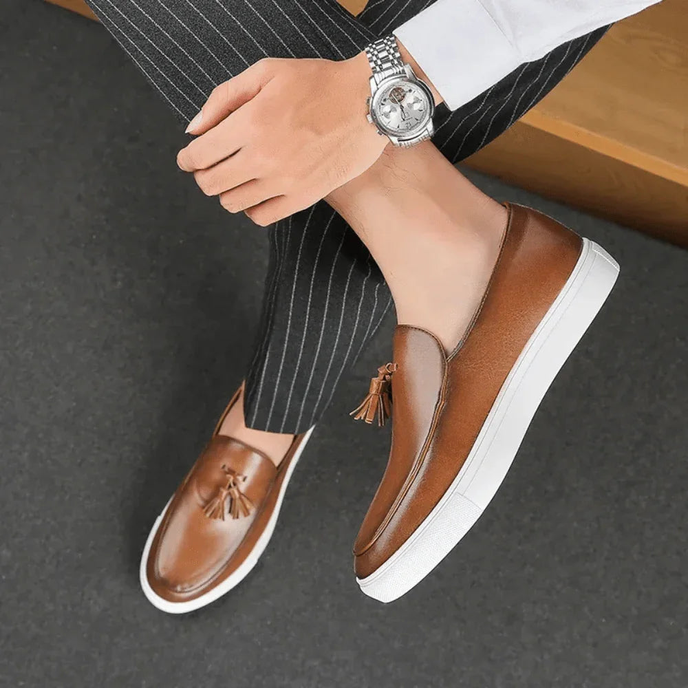 Men's Leather Moccasin Toulouse - Pure - PURECLO