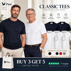 [BUY 3 GET 5]  Pure™ Kit 5 T-Shirt Pima Cotton | Premium Edition PURECLO