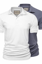 PURE - 2-Pack Pima Cotton Piqué Polos