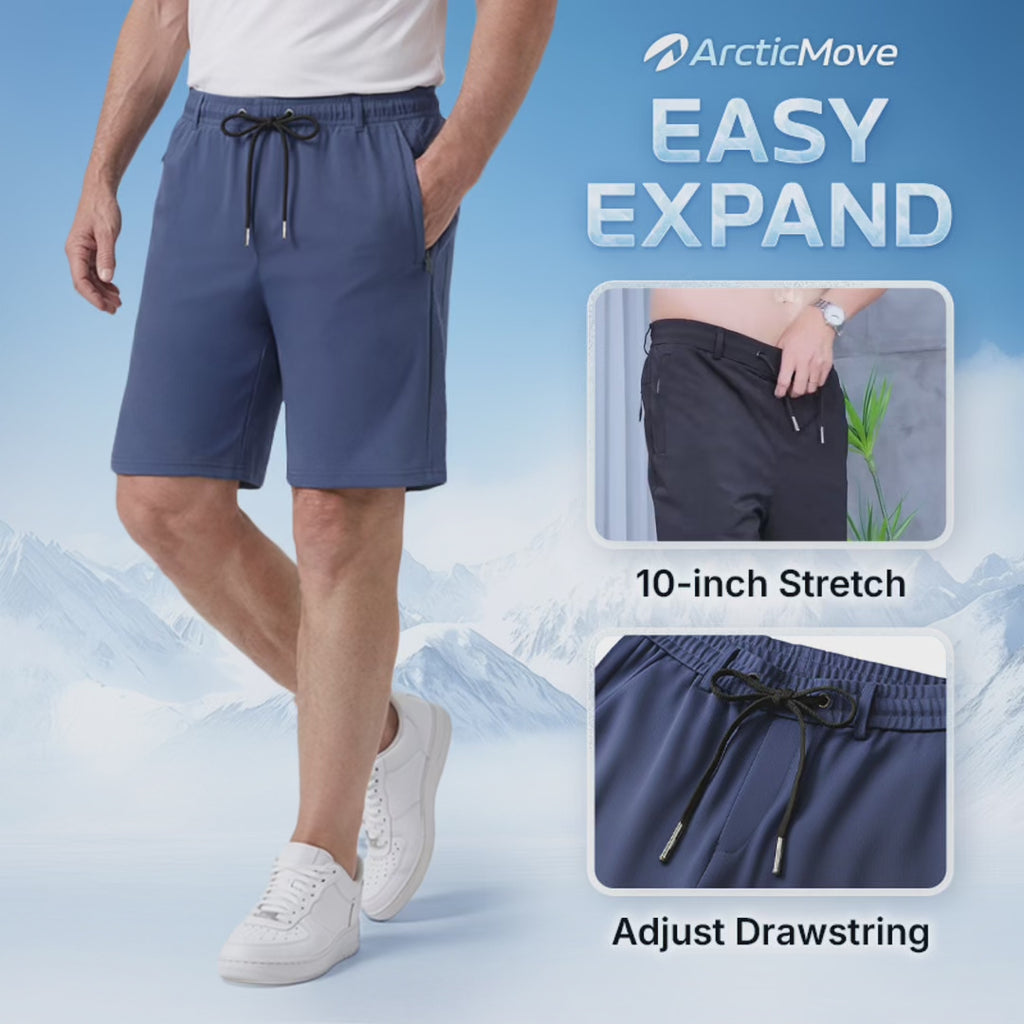 ArcticMove - Ultra-Breathable Ice Silk Stretch Shorts
