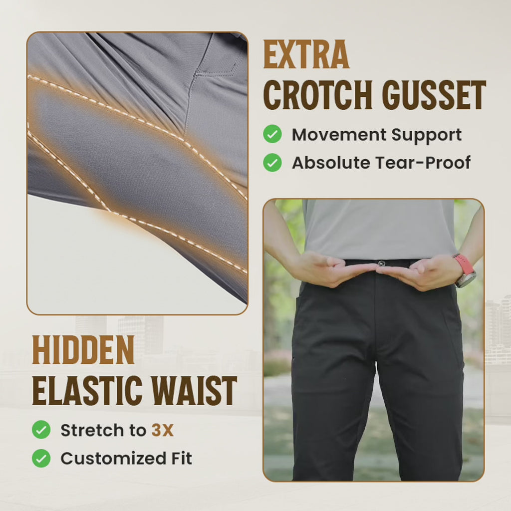 GlideActive - Ultra-Stretch Comfort Casual Pants
