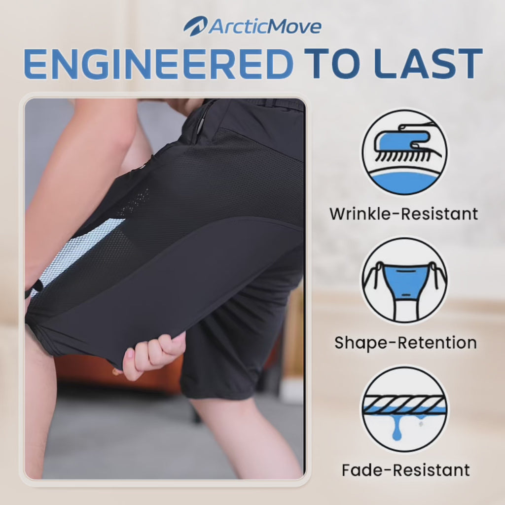 Pure™  ArcticMove - Ultra-Soft Ice Silk Stretch Shorts