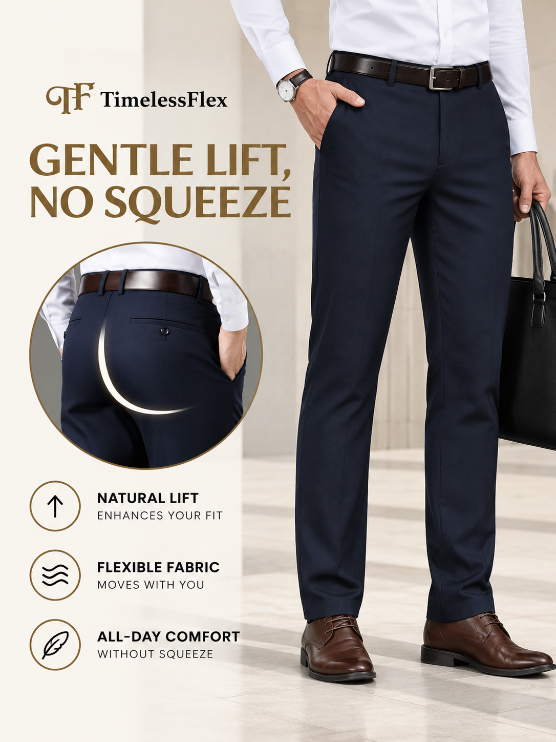 THE TIMELESSFLEX PANTS PURECLO